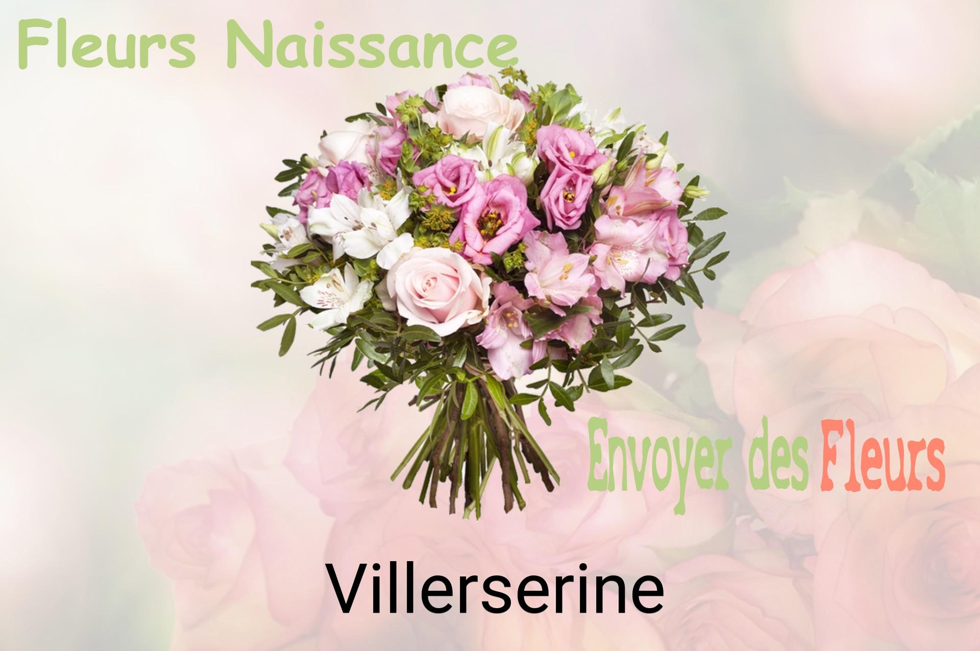 Bouquet de fleurs de naissance livré à Villerserine